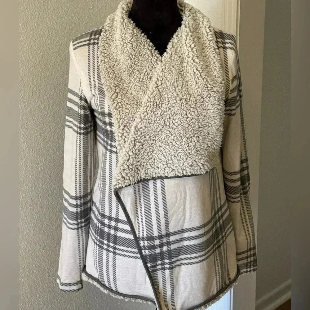 Harper Heritage Sherpa Lined Flannel Print Coat